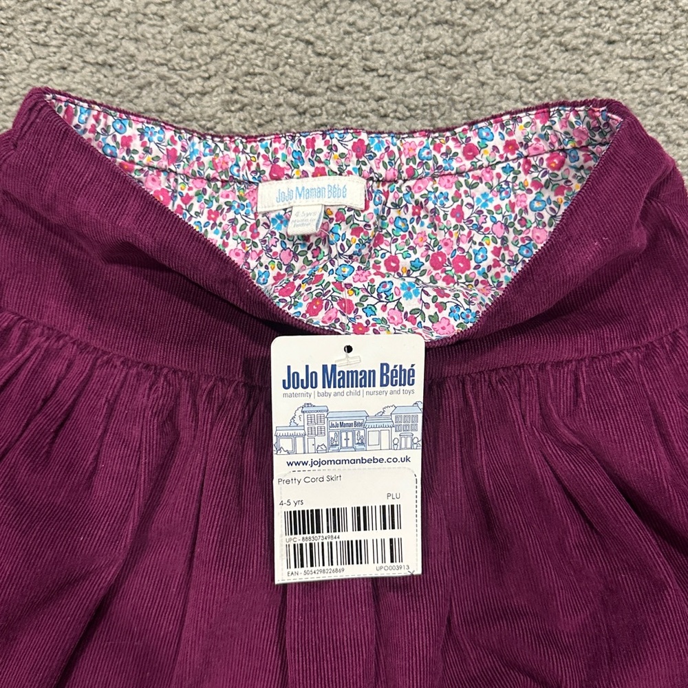 JoJo Maman Bébé Cord Skirt